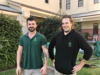 Gardeners Tim and Mark